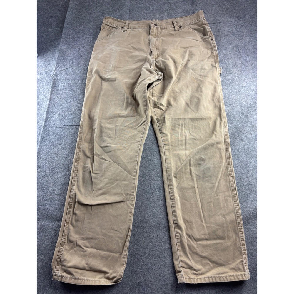 Wrangler Workwear‎ Mens Tan Carpenter Pants 36x34 Khaki Utility Granola Gorpcore